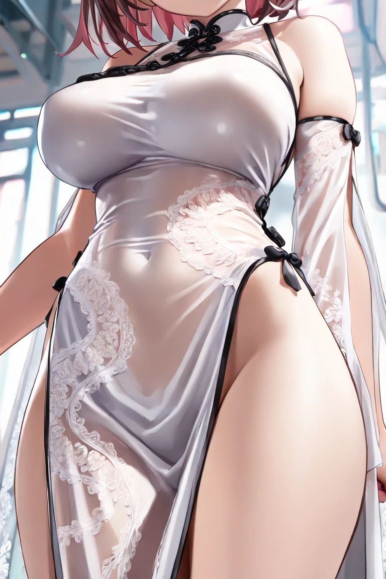 I want an undistorted image of a sexy girl