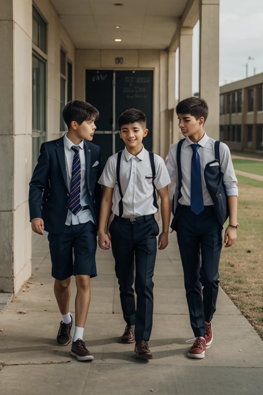 Boys run away from school