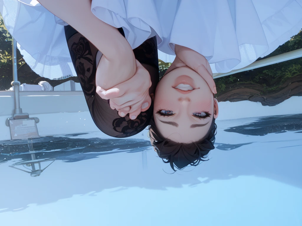 1 girl, full body, indistinct, detailed clothes,white tights, indistinct, casual white shirt, (delicate illustration:1.4),(masterpiece:1.0), (best quality:1.4), (ultra highres:1.2), (photorealistic:1.4), (8k, RAW photo:1.2), (soft focus:1.4), (18yo:1.3), (sharp focus:1.4), detailed beautiful face