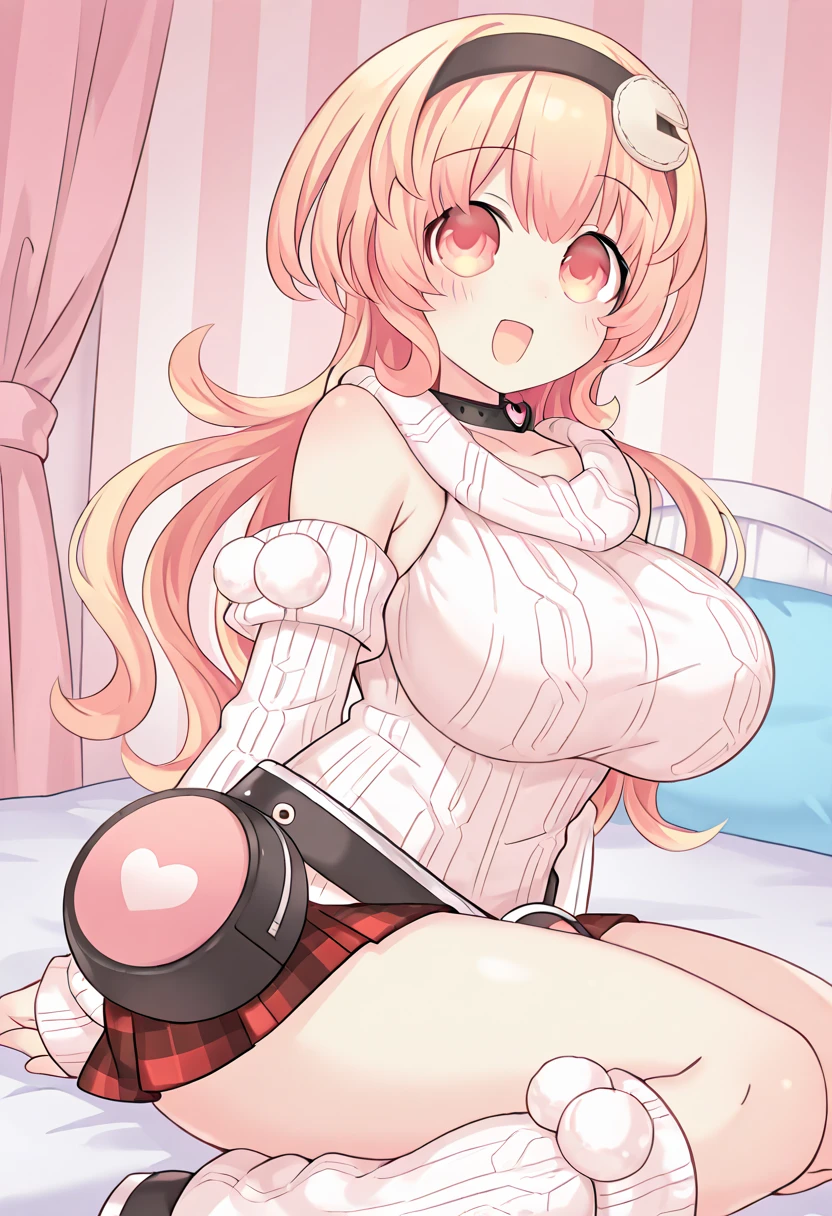 1 22-year-old girl, blonde Hair, Long double ponytail, brown shirt, Fluffy collar, White fluffy skirt, White ribbon on hair, Lots of hair accessories, (magical girl costume,fur trim:1.6),( large breasts:1.4), nsfw,(stare at viewer with stern eyes:1.1),(bitting own lip:1.1),(angry:1.3),(tears,tear drop:1.3),nose blush,(rape:1.5),(badmood:1.5),(steam:1.1),(sweat:1.1),(flying sweat:1.1), BREAK ,on back,(lying:1.5),pillow,bed,sleep assault,(1boy,penis,missionary sex:1.5),(spread legs open wide:1.4),(cum in pussy:1.5),