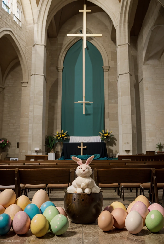 , biblical scene, peaceful, , bunnies stuffed animals, apostle, 0.3&&churches, candlelight