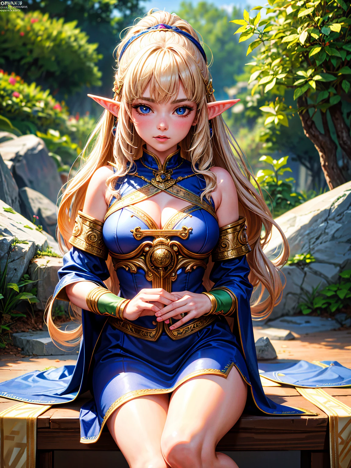princess zelda in latex, arms tied behind back