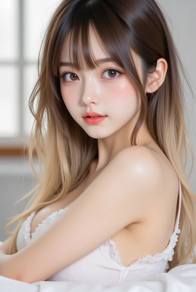 1girl in,(masutepiece, of the highest quality, Best Quality, Official art, Beautiful and aesthetic:1.2), (1girl in), ighly detailed,flower breast art:1.3),Colorful,highest details