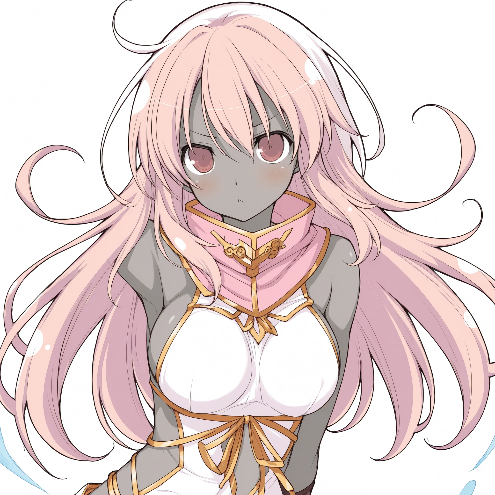 masterpiece、best quality、high resolution、super detailed illustration、Anime Style、1Girl、solo、cute face、detailed eyes、standing up picture、Senran Kagura、 transparent background with transparent chest