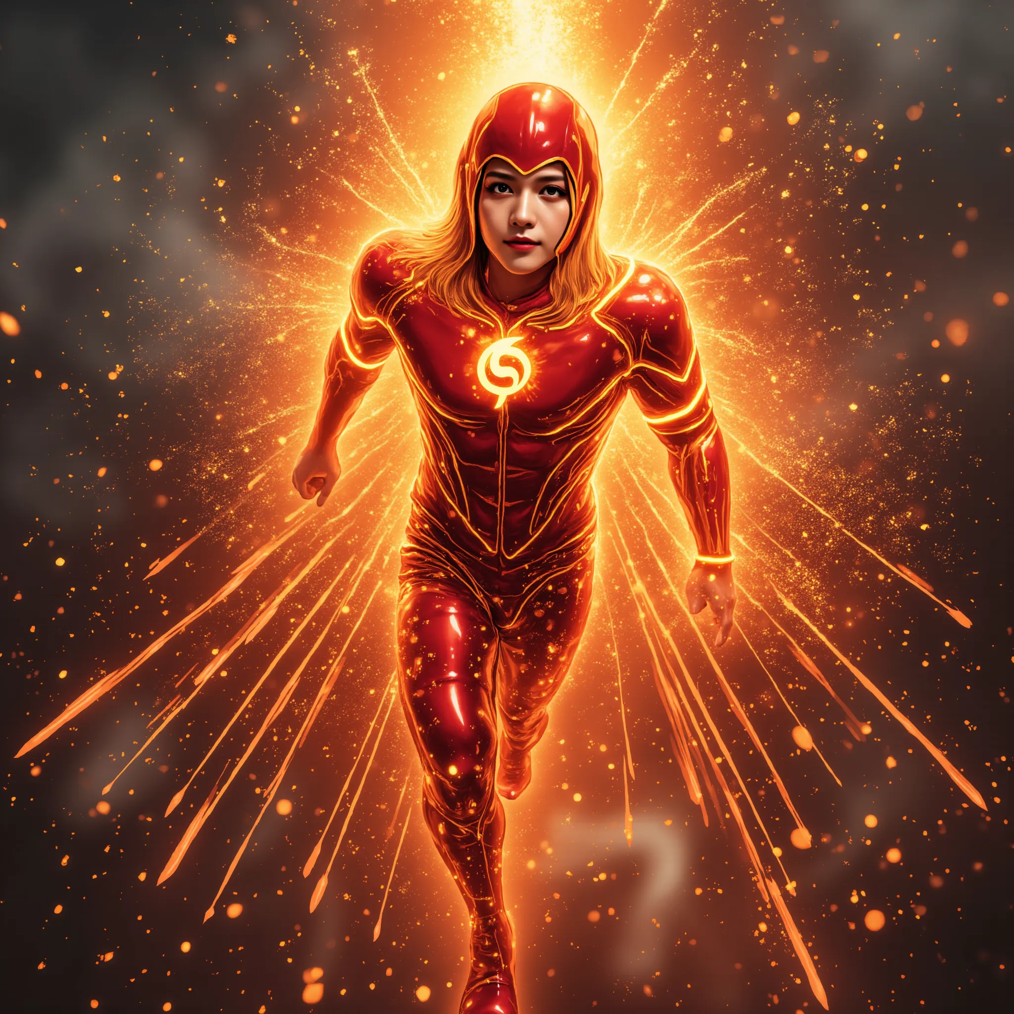 La ragazza fulmine in corsa