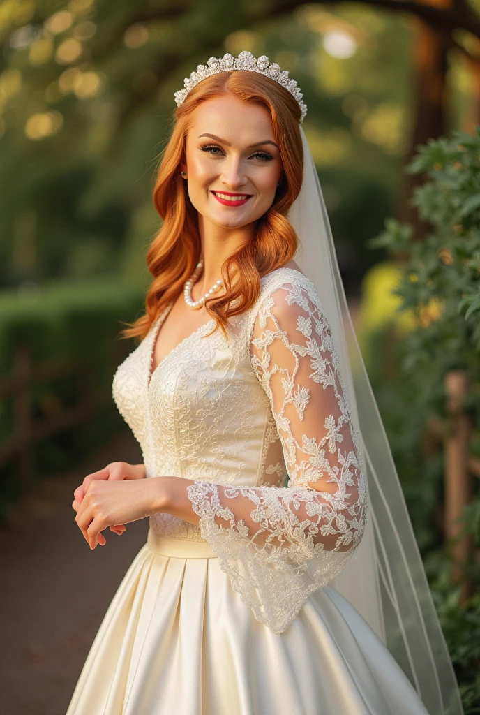 White wedding dress