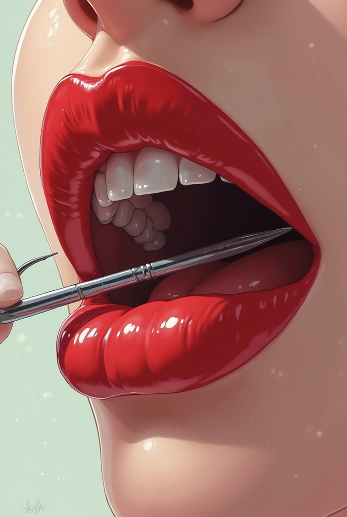 mulher com uma anzol na boca, anzol na boca, anzol puxando pela boca, minimalista, hd, minimalista logo, logotipo, inlustração, inlustração hook pulling by mouth, logotipo minimalista
