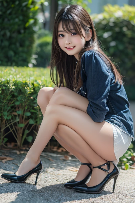 Panty Shot、Browsing Caution,(1 female),beauty,Beautiful Face,smile,(Japanese school uniform:1.2),(Open clothes:1.2,:1.2,mini skirt)A dignified appearance,Plump Style,(Big Breasts:1.3)、(If you look at this、Front view),Focus on the chest,ultra-realistic,Ultra-high resolution,Highest quality,8k,masterpiece,(Random Time,)、The cutest Yoshioka Riho,(Short Bob Hair:1.3),(Portraiture:1.2),(Nipple stand:1.2),(Sitting on a chair and showing underwear:1.4),Are standing,(8k, RAW Photos, Highest quality, :1.2), (Realistic, Photorealistic:1.37),One Girl, Professional Lighting, Photon Mapping, , RAW Photos、(Photorealistic:1.4)、Octane Rendering、Complex 3D rendering with ultra-detail, Studio Soft Light, Rim Light, Vivid details, Super Detail, Realistic skin texture, Detailed aspect, Beautiful details in the eyes, Highly detailed CG Unity 16k wallpaper, compensate, (Detailed Background:1.2),huge 、Highest quality, Ultra-high resolution, Tabletop, One Girl,Brown Hair,(short hair), 20-year-old,(Very cute dress and skirt、uniform)), Cute Face、((Short pleated skirt))、Nogizaka Idol、Korean Idol、Japan is an idol、((Cleavage))