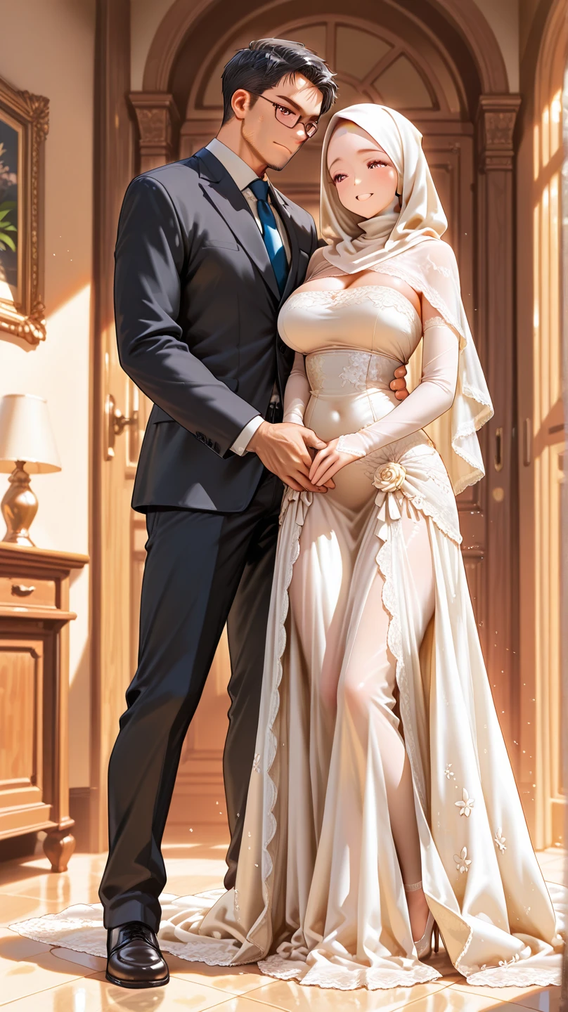 a father(he had been brainwashing by his secondson , crossdressing , bride of his secondson, wear sexy lingerie,has first night sex with his secondson ,He's made to forget all about being a father)