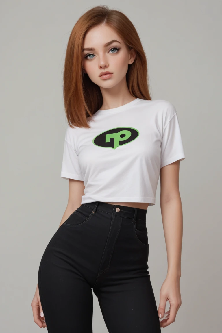 epiCPhotoGasm-softPhoto, 1995-Kodak, LikenessHelpbyShurik3, 1girl, beautiful, (facing the viewer), standing at home, ultra detailed skin texture, ((leaning forward)), looking at the camera, eye contact ((((tight shirt)))) makeup, long straight hair, pale skin, fair skin, white skin