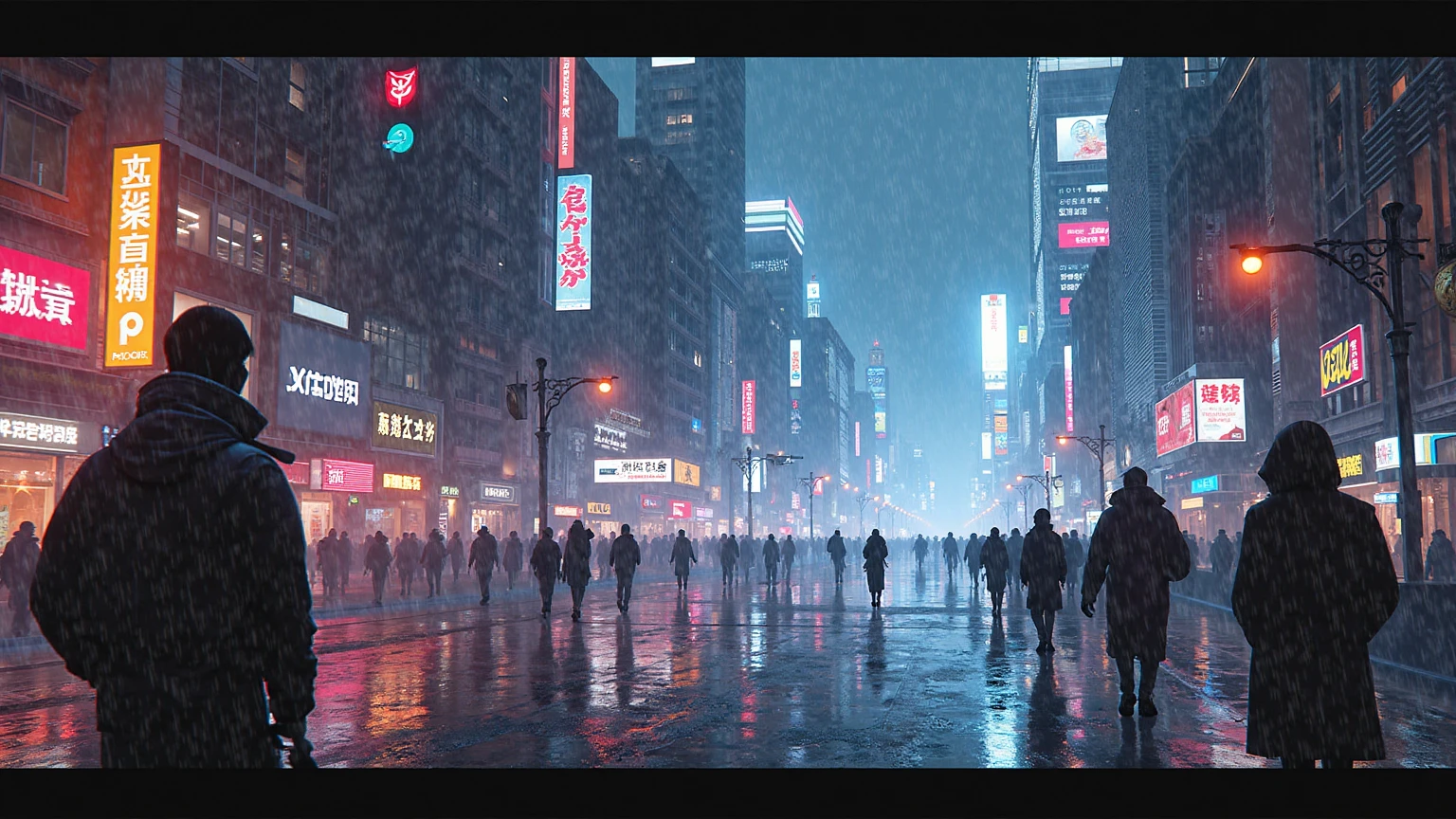 (extremely detailed CG unity 8k wallpaper), (masterpiece), (best quality:1.2), (highres), (illustration:1.1), (cinematic light:1.1), finely detailed, intricate details, (best illustration), 8k resolution, intricate details, best quality, realistic, ultra-detailed, best illumination, best shadow, ultra-HD, cryengine, ultra hd, (detailed reflection), detailed shadows, (((intricate details))), smooth, ((perfect shading)), high quality metal texture, metallic luster, highly detailed illustration, (semi realistic:1.6), (wide_shot:1.2), a futuristic city , fire explosion in distance, smoke rising over skyscrapers after nuclear explosion at , wet road, puddle, (((ghost recon inspired))), street view, dynamic camera angle, (warzone), (((high quality detailed ruins))), (depth of field), ((cinematic lighting)), ((horror)), ((dark fantasy)), lovecraftian, spot color, monotone, red, splashing blood, (best illumination), (hyper intricate details), ((ultra-detailed)), 4k unity, (extremely detailed CG:1.2), (8k:1.1), ((landscape view)), Artstation, ((by sui ishida, by Wenjun Lin, by stefan morrell)), dystopian art, apocalypse art, ((semi-realistic)), (realism), (dynamic), (nixeu_basic2:0.5),