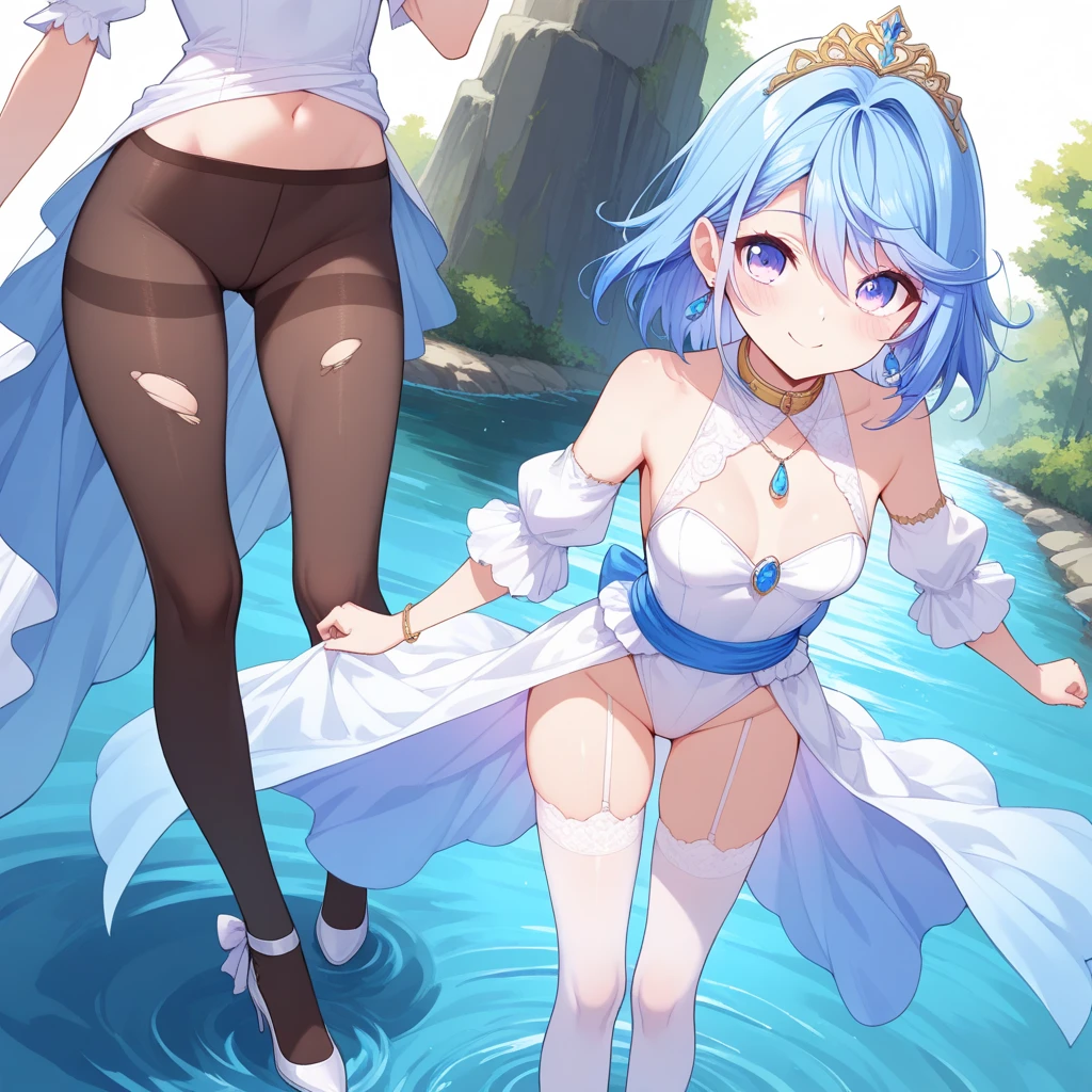 nipple play，first god，Zhongli Lakeside，dances，cute adult women，Have a short baby face、Infant body type、small tit、short sleeve school uniform、Embarrassing、Shirtless、bottomless、(Let me see the small areolas and nipples:1.5), (Squatting on the classroom floor), (spread their legs:2.0), ( By showing wet female genitals with white liquid:1.5), School Classroom、Beautiful feces, top-quality, masterpiece, tack sharp focus, Photoquality、from below