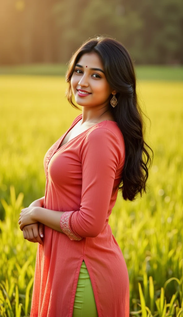 ((RAW, analog style)), face, extremely detailed full body color photo of a 25 y.o girl, beautiful face, beautiful eyes, ((small nose)), big natural lips, ((fabric crop top)), small breasts, slim body, outdoor, trees, ((film grain, skin details, high detailed skin texture, 8k hdr, dslr)), indian female model Amrita Rao