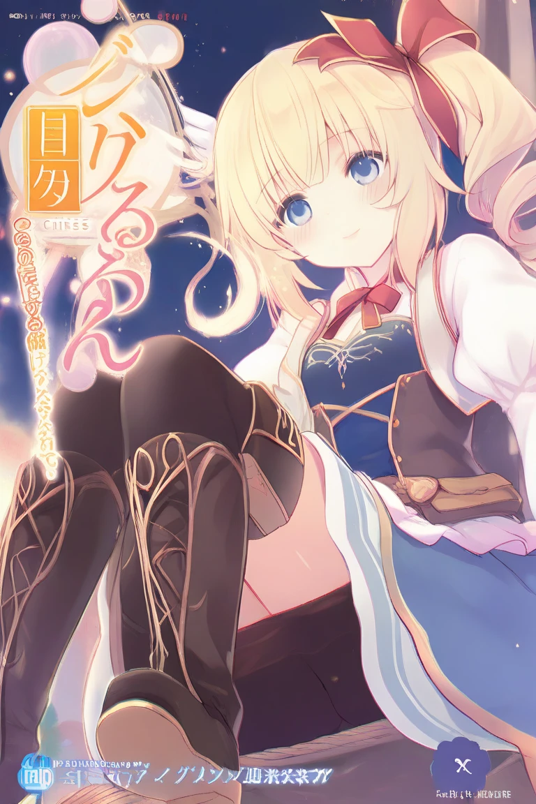 NSFW:1.6,(Magazine Cover、Small breasts、Sex:1.8)、((From below:1.2))、(Squat down and show off your crotch)、(Dynamic pose:1.1), pretty girl, Highest quality、超High resolution、High resolution、Extremely detailed CG、8k unit wallpaper、17 years old、Beautiful attention to detail、(((twintails,;d,green_eye,length_hair,white_dress,white_pantyhose,blonde_hair,star_\(symbol\),Have,twin_Drills,Drill_hair,前hair,Latin_cross,green bow,hair_ornament,frills_dress,length_sleeve,just_shoulder,white_hat,independent_sleeve,Medium chest,)))、(Wet body:1.4)、(Shiny body,:1.6)、 blush, Sweat,Embarrassing、(Expressions of joy:1.5)、(Exposed nipples)、red blush、shy、Skirt flip、Ahegao、Random pose