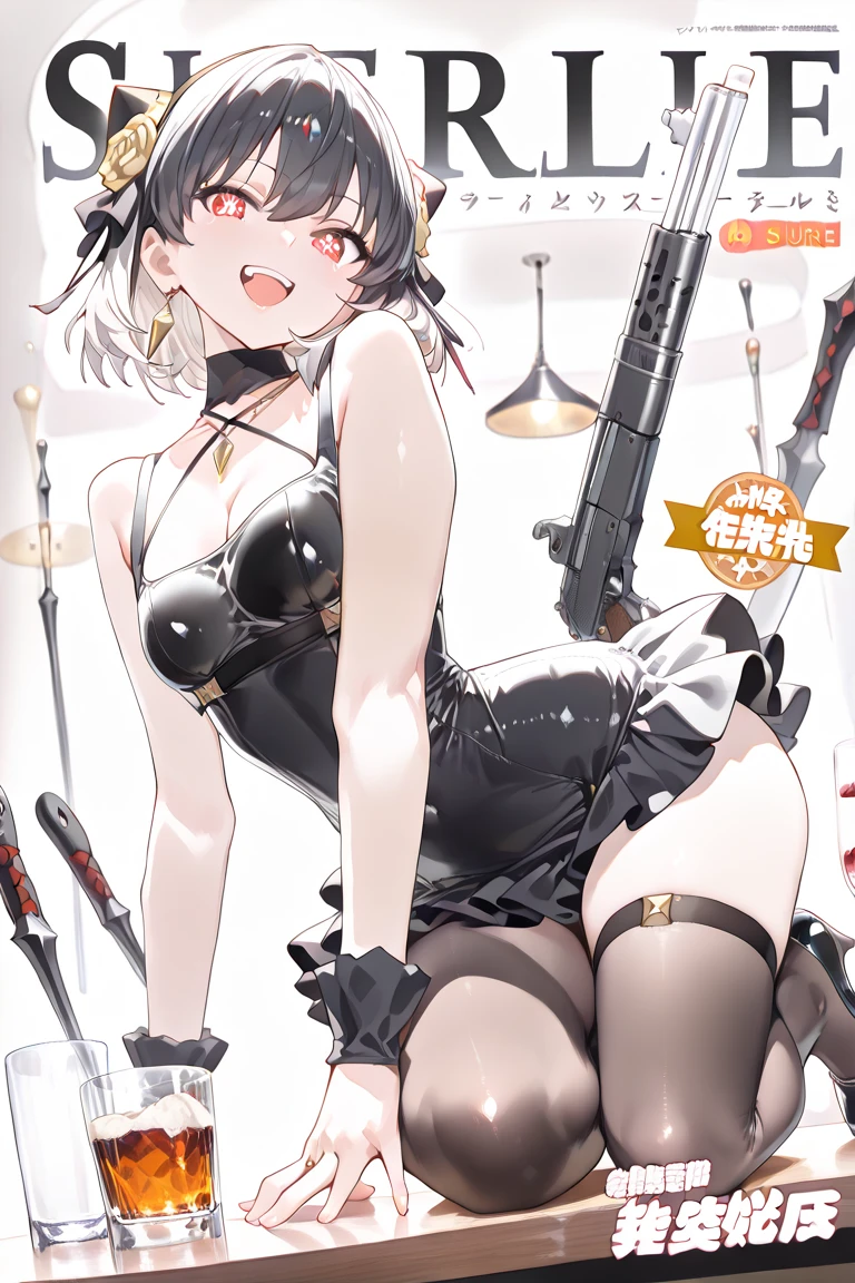 jacket partially removed, heart in eye, burnt clothes, holding a katana, kanji, doujin cover, pentagram, tape gag, adjusting headwear, red socks, friends, cloud print, coke-bottle glasses, oral invitation, competition school swimsuit, barbell piercing, gradient legwear, prisoner, blood on breasts, wind chime, carrying over shoulder, tape measure, flaming weapon, big breasts,