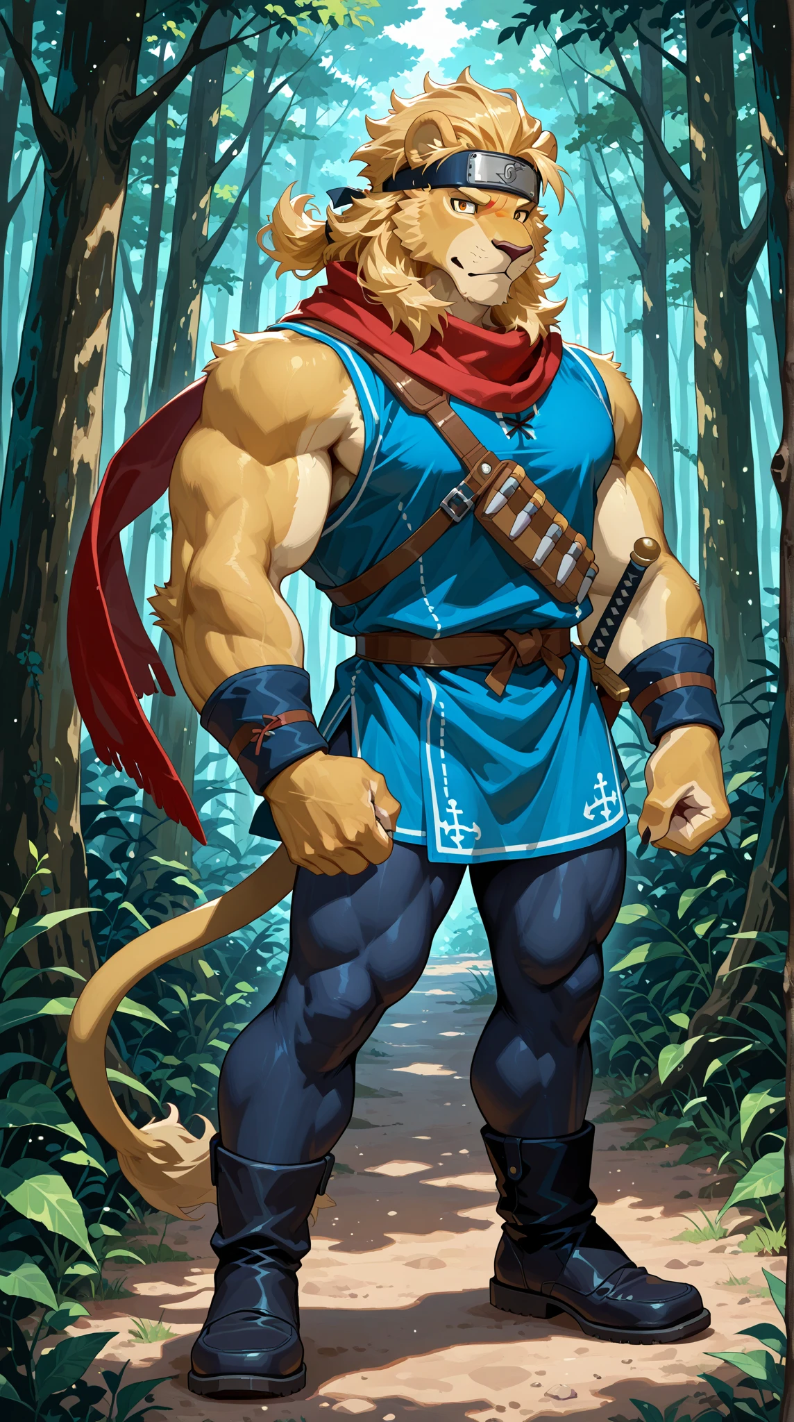 ((masterpiece), best quality, high quality, professional quality, highly detailed, highres, perfect lighting, natural lighting), middle earth, Monk Focusing their mind and body to unleash a flurry of devastating blows with fists and feet, Duke, Short, Muscular, Triangular Face, Dark Skin, Auburn Hair, silver Eyes, [[Curved Nose]], Full Lips, Prominent Chin, Stubble, Shoulder-length, Messy, An ancient, mystical ruin, hidden deep in a dense, overgrown jungle, Tolkien