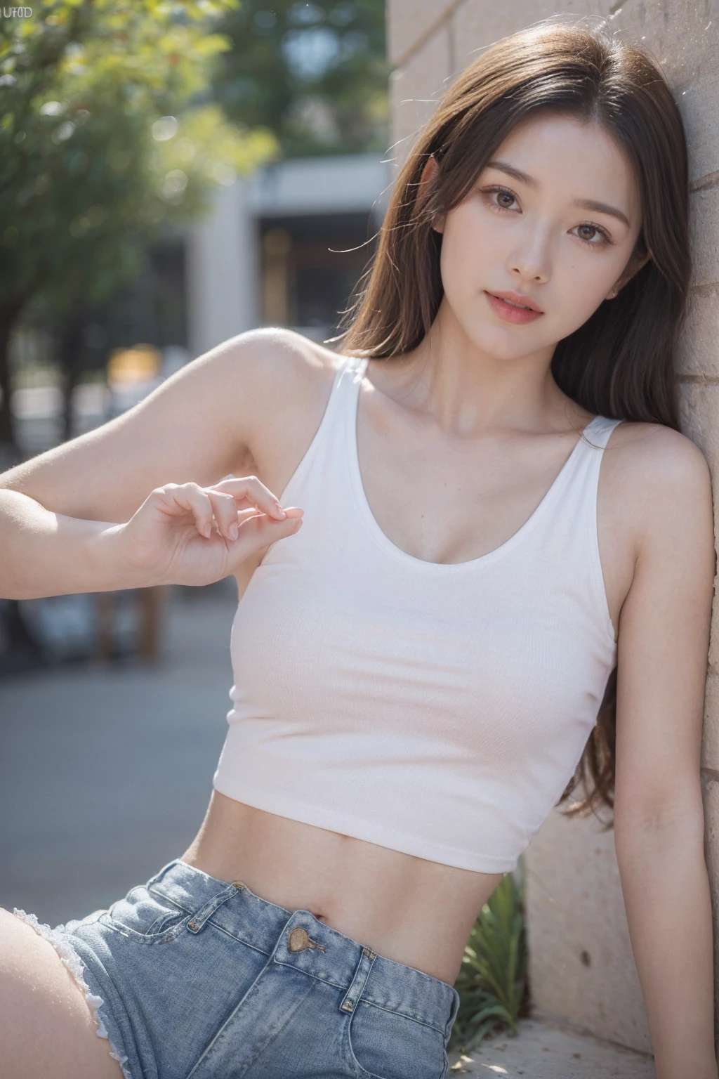 (photorealistic: 1.4), (realistic: 1.3), (soft lighting: 1.05), (Improved video lighting quality: 0.9), 32K, 1 girl, 20 year old girl, realistic lighting, backlight, face lighting, ray tracing, (whitening light: 1.2), (Image quality improvements: 1.4), ( Top quality real skin: 1.4), good 얼굴, good 눈, (pleasure, blush), big bust, good, panties, slim body, (Increased body line mood: 1.1), (Improve skin appearance and appearance: 1.1)