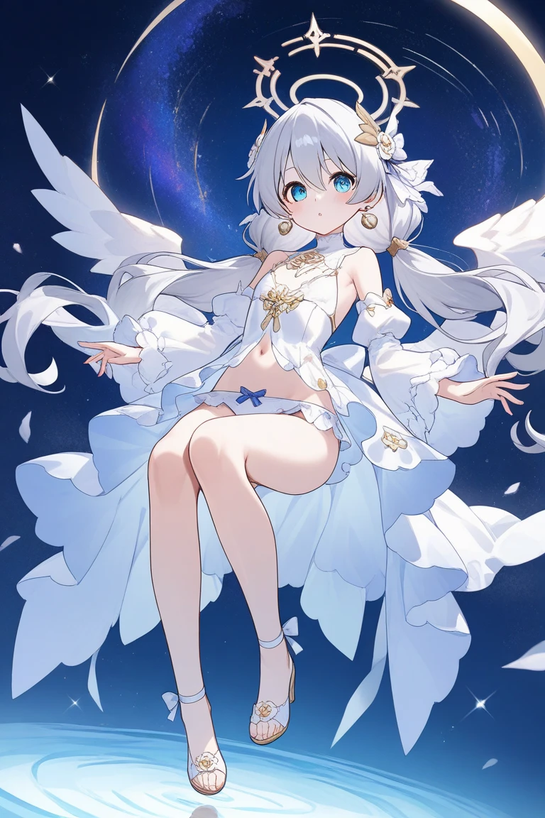 White sequin suit