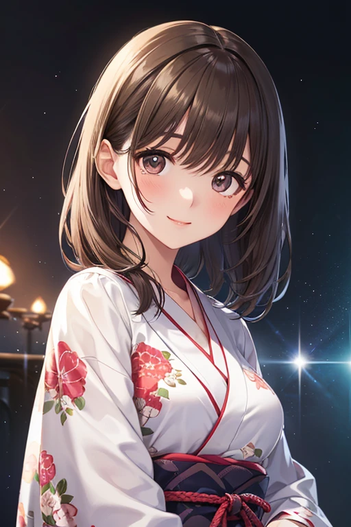 啎䥃佄䔀 <lora:AyanaV5:.7> fujisawa_ayana, huge_breasts, standing, solo, starry_sky, china_dress,, masterpiece, best_quality, detailed_face, detailed_eyes, highres, beautiful, detailed, absurdres,