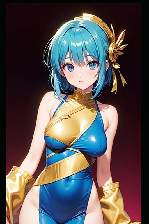 ((masterpiece:1.5)),((Highest quality)),(Ultra-high precision),8K images, Highest qualityのアニメ, Highest resolution,Sharpness, Light blue lace dress, smile, wave hands, Long Hair, hair ornaments