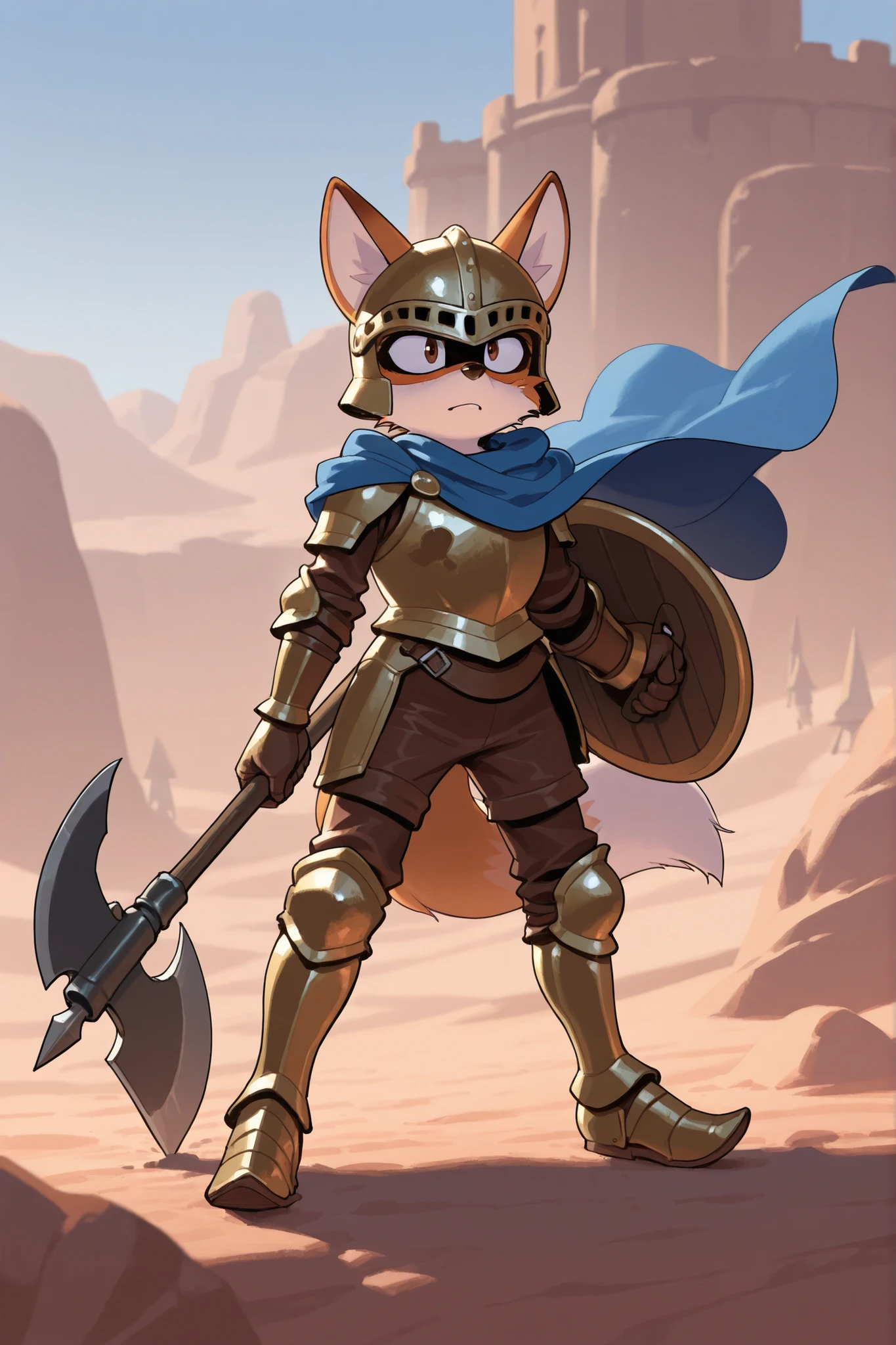 Solo y young anthro furry rat male mercenary medieval solider, slim slim muscular, anthro handsome gay shorter muzzle, handsome gay model male apperance, sword scars, worn out leather skimpy armament, low on hips heavy leather belt, old very worn out skimpy dirty linen material jockstrap, old yellow dirty worn out stains on white sawn jockstrap, very visible "x" brown seam pattern on the jockstrap, studded skimpy armlets brete armor, skimpy breastplaather bondages, fingeeather gloves, smelly unwashed furr, dirty body look, desert battlefield, standing in sexy fighting positionlose view of full character
