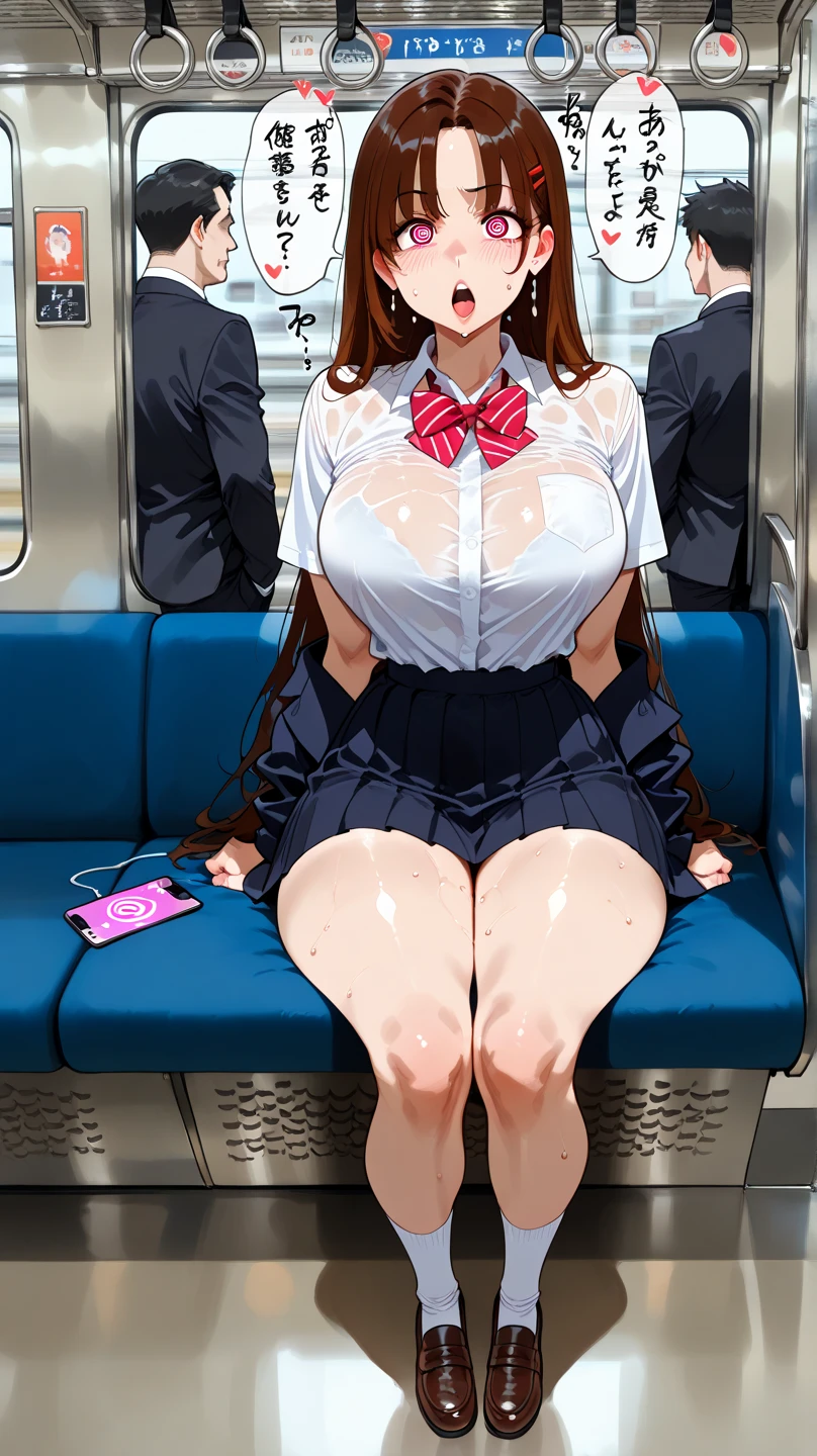 masterpiece,best quality,ultra detailed,high resolution,extremely detailed CG, (perfect hand), nsfw ,wearing shoes , wide shot ,from above,1woman and 8man, (mini skirt,cardigan),(clothed),(cloth torn),gangbang, group sex, rape,orgy, (crotch grab),(arms up),on the train,angry,((sobbing through one's tearst)),((the uncles around her are I will get a good look at her)),((rape,held down limbs grab by surrounded  old mans,held down breasts grab by surrounded  old mans,held down arms grab by surrounded  old mans, held down  pussy  grab by surrounded  old mans, ((held down pussy  grab by surrounded  old mans)))),fingering from behind, grabbing, spread legs, hand in panties,molestation, grope,grabbing for example