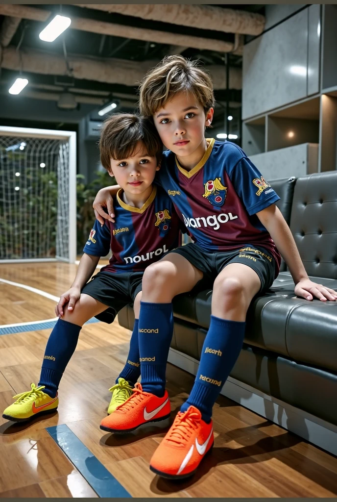 A 13-year-old boy who is a Barca fan