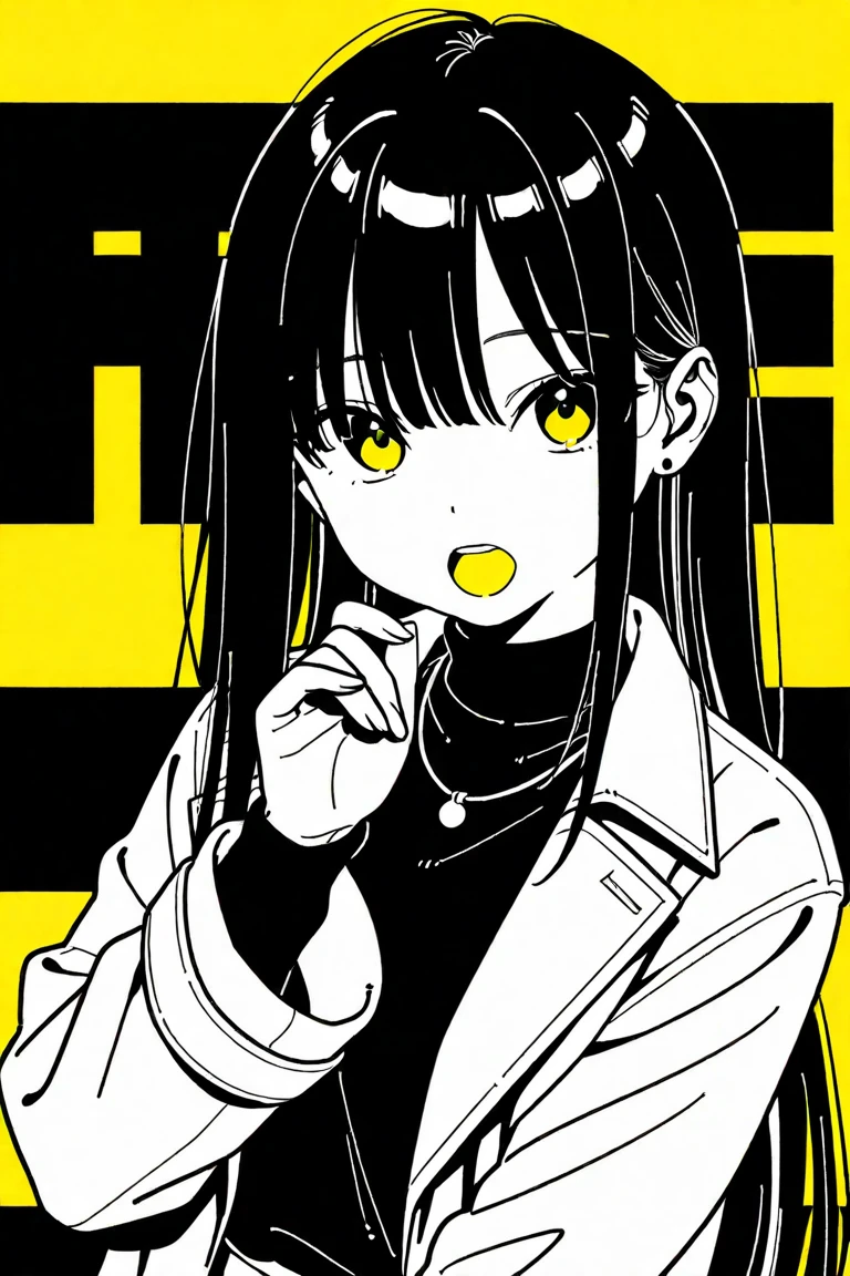 um desenho animado de uma mulher com uma carinha sorridente na camisa, emo Menina anime, (Menina anime), por Jin Homura, Akane Owari Danganronpa, estilo de arte anime moe, an anime, garota monstro de anime, anime, demon anime, anime style, sorriso de estrangulamento sorriso sorriso, cara de anime perfeita, anime manga robot!! anime