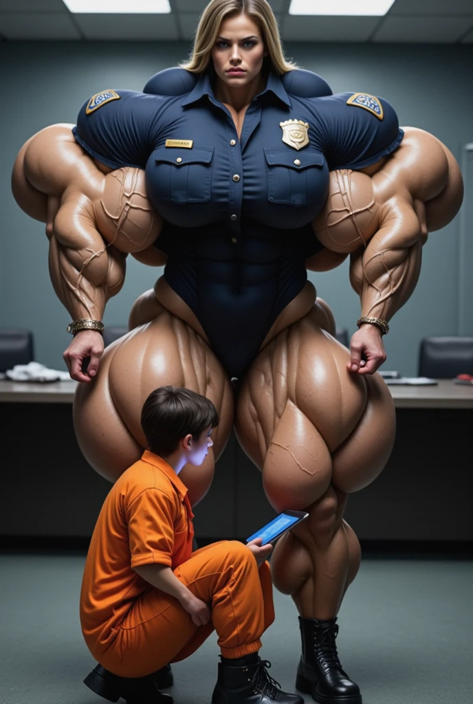 masterpiece, highest quality, At 32K, perfect fingers, very detailed, photo-realistic, the fat man is a cruel prisoner, retarded, human, the 50s in japan, (obesity: 0.5), fatty muscle, the 50s, There is a small puddle under him, naked, short legs, bowl leg, spread your legs, wear white cloth diapers, pampers, nakedのお腹, naked足, naked足, nakedの靴底, big ass, 上半身naked, wide forehead and short thin hair, A man with a big face and stubble, naked足, nakedの靴底, shy, sob, Drool, round face, he is despised by the children, he pays attention in the classroom、surrounded by children, he is incontinent, hold the pee with your hand, There is a small puddle under him