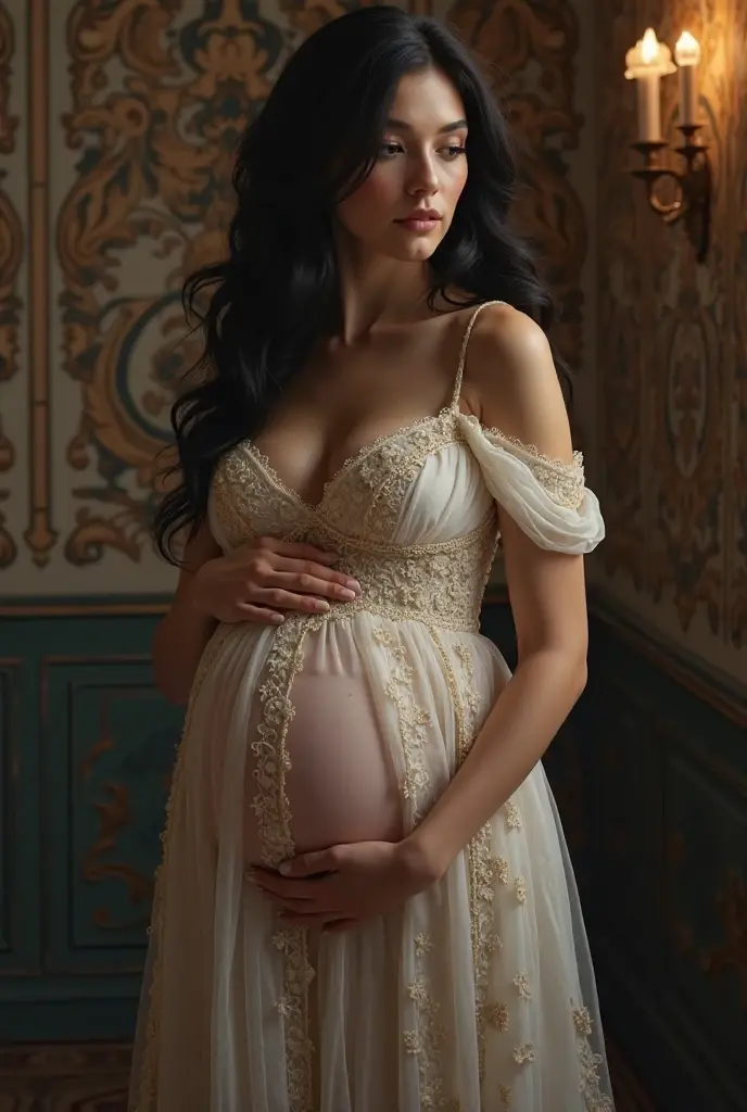 A 1800 beautiful pregnant women 