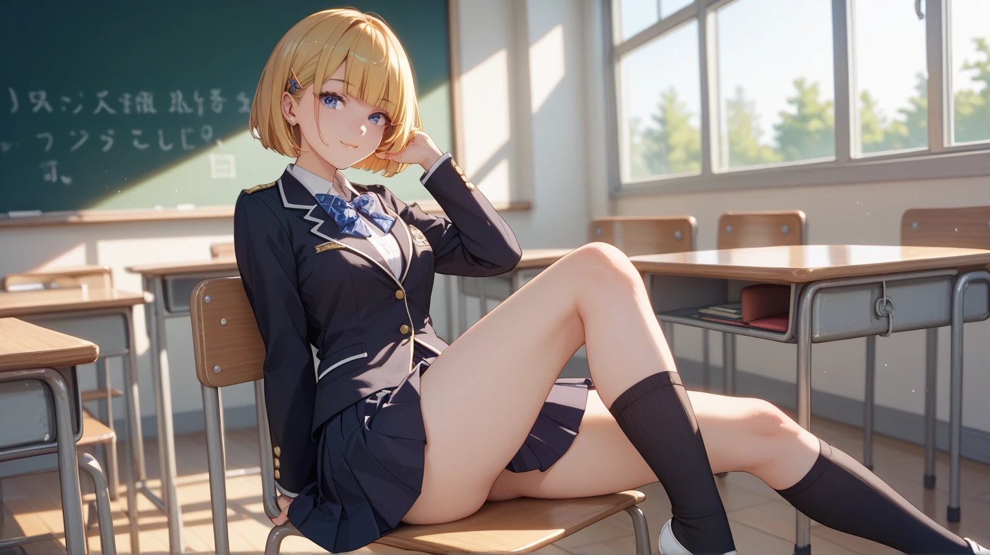 Please dye your hair blonde、
