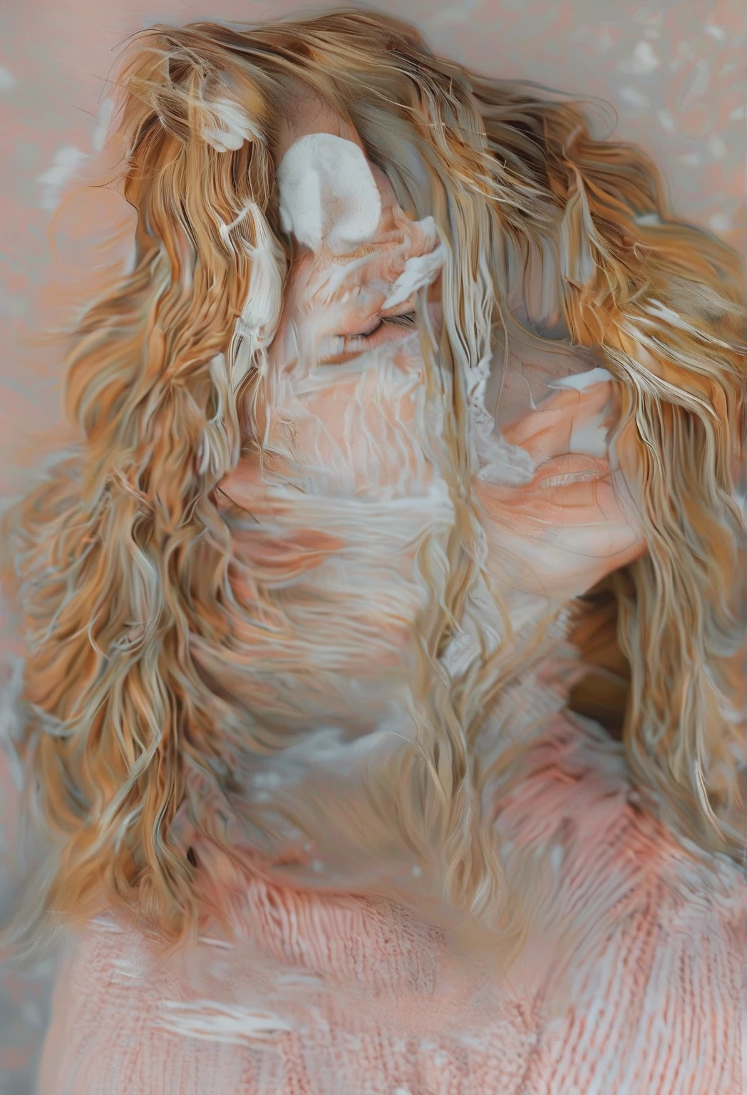 European woman, (((wide hips: 1.5))), 8k, absurd res, ((wide eyes: 1.4)), flawless face, girl with a soft body, nude, naked, ((chubby)) out of shape, ((no clothes: 1.8)), same girl, 1girl, average mature body, natural body, ((super wide hips: 1.3)), small flat butt, sagging butt, saggy butt, full body image, 1girls, solo, masterpiece, highly detailed, detailed eyes, expressive detailed eyes, pale skin, wide eyed, detailed pupils, completely bare, topless, bottomless, realistic skin , blush, some freckles, realistic skin texture, ((small breasts: 1.3)), blushing, no shirt, super detailed skin, smooth background, shy face, analog style, hairy crotch, (chin length hair), very large labia, swollen pussy, pussy is dripping, ((pale wavy hair: 1.5)), dark blue wallpaper, spreading her labia, blushing, no shirt, topless, bottomless, super detailed skin, smooth background, shy face, (broad fat hips), ((laying on her back)), (((masturbating: 1.4))), ((legs spread)), ((squatting)), ((showing her pussy))