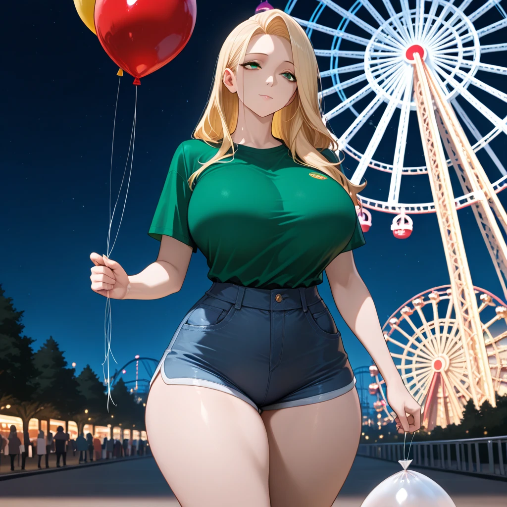(best quality,4k,8k,highres,masterpiece:1.2),ultra-detailed,(realistic,photorealistic,photo-realistic:1.37),bright sunny day,park scene,Japanese beauty with stunning legs(wearing a white blouse and heels),leisurely walking the Statue of Liberty with a big grin on her face,sweating profusely on her beautiful legs