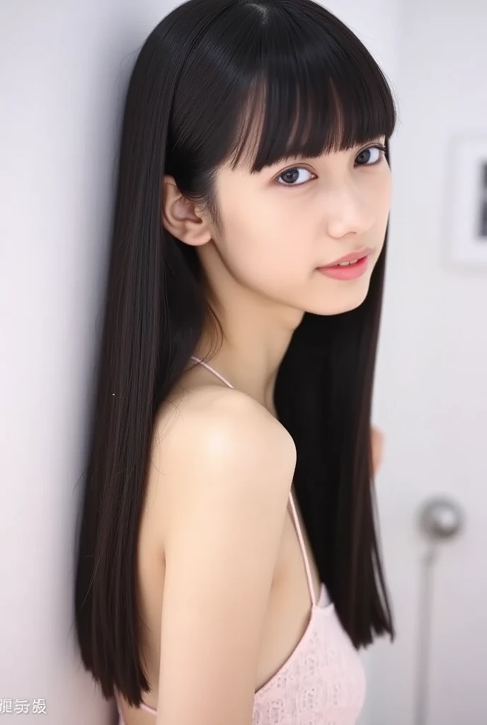 (8K, Raw photo, highest quality, masterpiece:1.2), (realistic, photo realistic:1.37), Super detailed, finely, High resolution, 8k wallpaper, perfect dynamic composition, detailed and beautiful eyes, NSFW, nude, nipple, japanese girl, cinematic light, small breasts, natural color lip, bold sexy pose, smile, 20-year-old, (baby face:0.95), cute, sexy shot, looking at camera,