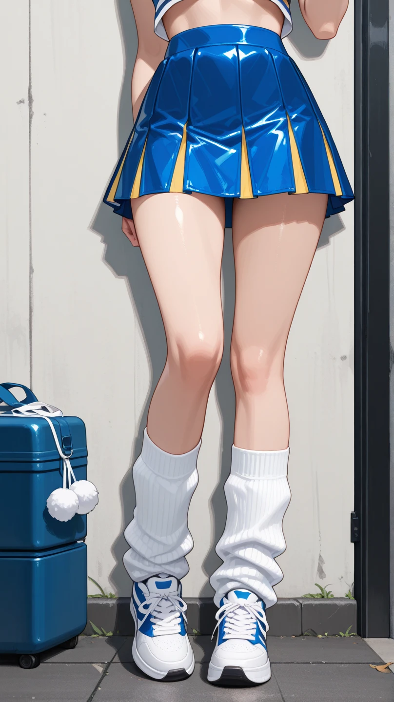 1 girl, minamoto_shizuka, bangs, ((pigtails))), elementary school student, 10 years old, ((pink tops, pink skirts, white socks, white panties))))), ( ((towering legs: 5.0, towering body: 5.0, giant: 50.0))))), (Upskirt: 5.0))))), (Perspective: 5.0)))), Panty Focus