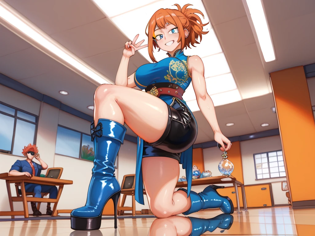 (Private 4K)、(High resolution:1.2)、(High freshness:1.2)、、(Whole Body Ezbian:1.2)、(Two Women:1.6)、((Woman with exaggerated big physique))、(Super big breasts fully opened:1.8)、abnormally developed muscles,,Barefoot woman, , Big arms、(Huge muscles:1.4)、(Dynamic pose:1.2)、(Woman running with all her might:1.8)、(school uniform:1.6)、(School corridor in the morning:1.6)