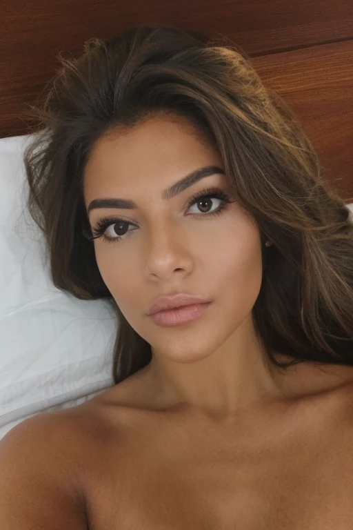 mujer araffed acostada en la cama con el pelo ondeando al viento, posando en la cama, sin maquillaje, labios gruesos, 3 0 year old woman, 30 year old woman, en mi cama, hermosa cara latina, cara sexy, mientras posa en la misma cama, labios llenos, En la cama, violeta myers, selfie de una mujer joven, beautiful iranian woman