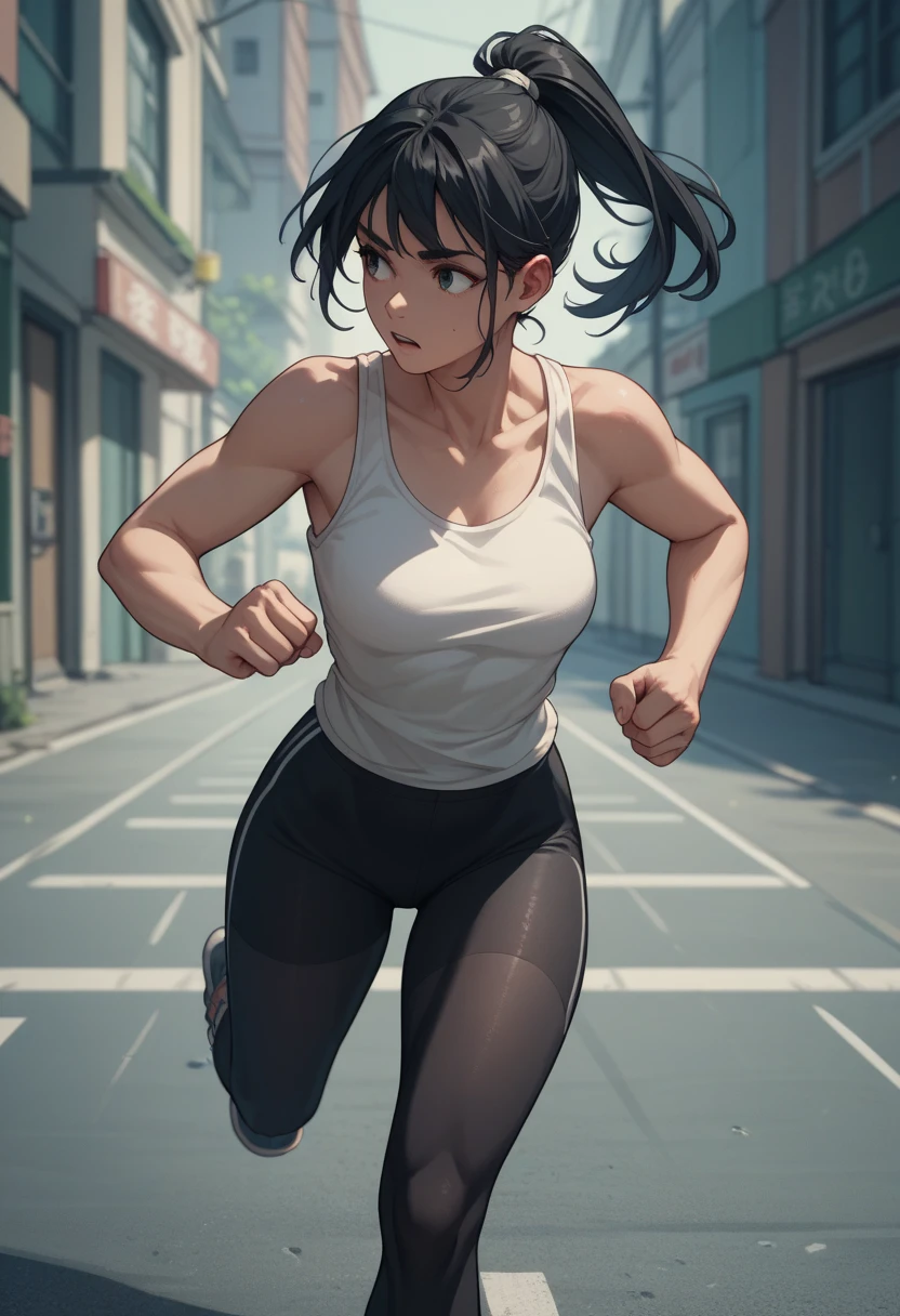polina, 1girl, solo, long hair, looking at viewer, jewelry, school uniform, monochrome, greyscale, <lora:polina:0.5>
((Masterpiece)), , ((Sports Bra))