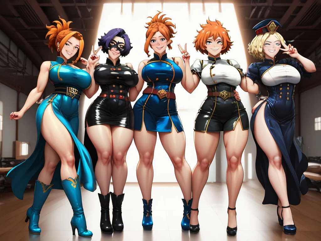 (masterpiece:1.2, best quality), (real picture, intricate details), (1lady, solo, multicolored hair, curvy upper body, big tits:1.2), ((NSFW)), ((character design sheet, Infographic drawing, Multiple sexy poses, white background:1.2)), ((full body view, multiple sex positions, vaginal sex:1.4)) illustration,Catalogue of sex slaves,1girl, thick thighs, ((detailed face, view from multiple angles:1.2)), the clothes are red and gold ar：avant-garde，avant-garde，Experiment with appearance：curlies，Dramatic makeup，Unconventional fashion choice behavior：rebelliousness、non-conformist、Provocation location：demon eyes,urban art district、Underground music venues Hobbies：Participation in punk shows、creating mixed media art、Try different subcultural values：individuality、Reality、Creative expression of inspiration：goth artmusic、Counterculture icons，Avant-garde art movement character traits：boldness、boldness、act outside the box