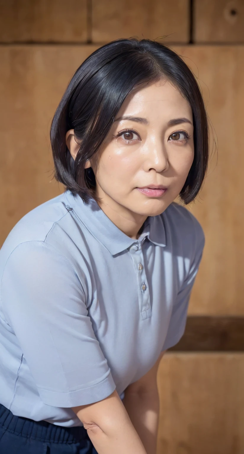 Aunt in Osaka、Organic Photography、best quality、masterpiece、Ultra-high resolution、Beautiful old lady、50 years old、Looking at the audience、Elegant face、Toothy Smile、Large Breasts,Wear a tight T-shirt,skirt、Hair Bunch、Hot Pants,In the empty tunnel,Graffiti Tunnel,Background blur