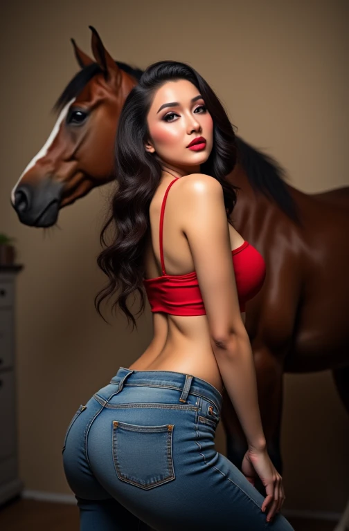 Obra-prima, melhor qualidade, highres, uma imagem do peito feminino bonito, 23 anos de idade, tamanho pequeno, peito liso, pele detalhada, pele bronzeada, tanlines, rabo de cavalo, sensual and sensitive, blusa aberta, downblouse, fundo simples, nsfw, abstact, preto e branco, abstact, tinta, estilo