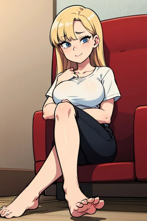 1girl, sexy horny 8yearold blonde slut is wearing a crop_top and a lewd miniskirt and is sitting on a male Santa's lap at a mall for a christmas photo. 1 Santa Claus. Santa's penis. sex. porn. full_body view