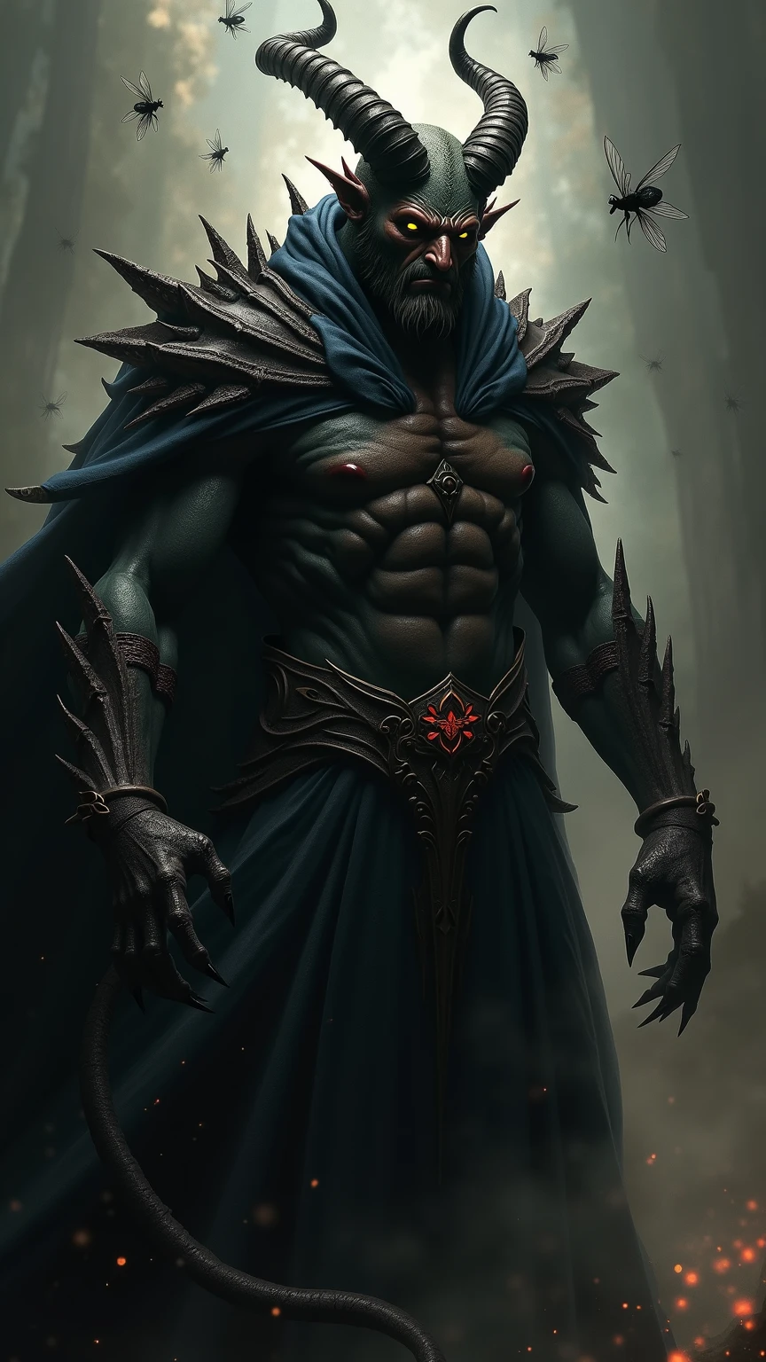 Dark souls, Dark knight,Dark God of darkness,wear dark black clothes Red eyes in face with six pack abs