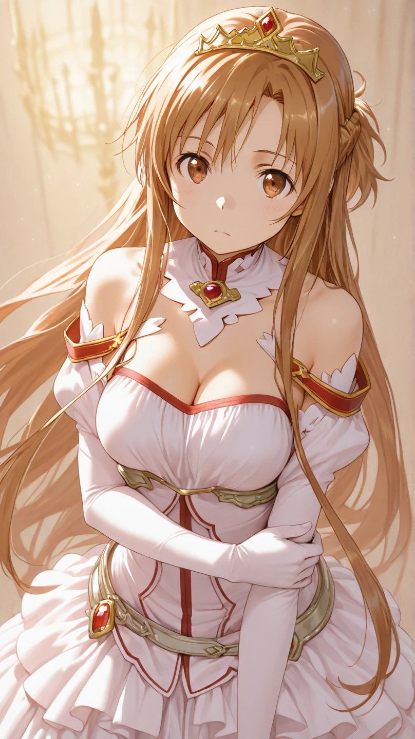 A woman in a white bikini and white stockings poses for a photo, Anime girl cosplay, Anime goddess, cosplay, elegant glamourous cosplay, Anime cosplay, Japanese goddess, Beautiful goddess, seductive anime girls, full-cosplay, Gorgeous Role Play, glamourous cosplay, cosplay foto, Ayaka cosplay, Beautiful teenage girl, a beautiful fantasy empress, dressed in a beautiful white, revealing outfit