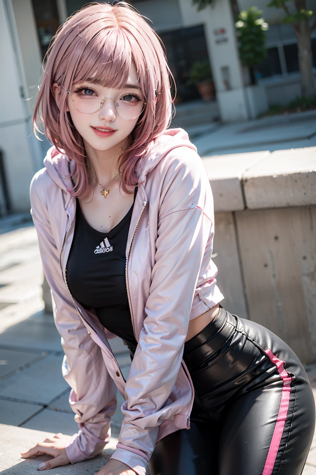 EX Headphones, Clothing:EX Bikini, Hair Accessories:EX Ahoge, Job:EX Hacker