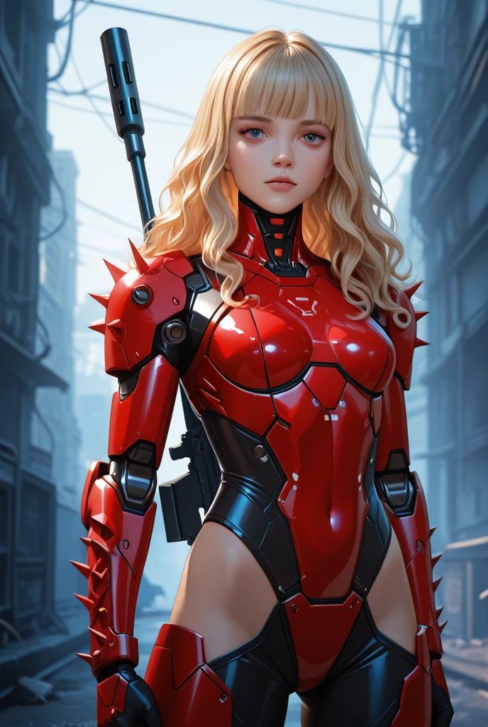 ((masterpiece, 8K, 3D, Realistic, Super Detail)), (1girl:1.3), slender 16 age, Ultra Micro photography, Lisa Blackpink Super realistic, Perfect face, 16K resolution, 4k resolution, The photo was taken from the Front, facing to the photographer, Foreground photo, dynamic lighting, posing on a pedestal, high-definition resolution, Beautiful features, ((Perfect female Model Slim body)) Beautiful features, Standing pose, ((small hip)), (((2 piece Hotpants-Bikini))), Sci-fi futuristic, ((Iron man armor)) ((bionic Fragmented Super Girl chest armor suit)), ((Exposed slim thighs)), wear mesh metal-stockings, ((slim thighs)), ((bionic Slim thighs Spider man armor)), Front Full body Shot, full body portrait, perfect legs, Iron Man shoes, futuristic city background
