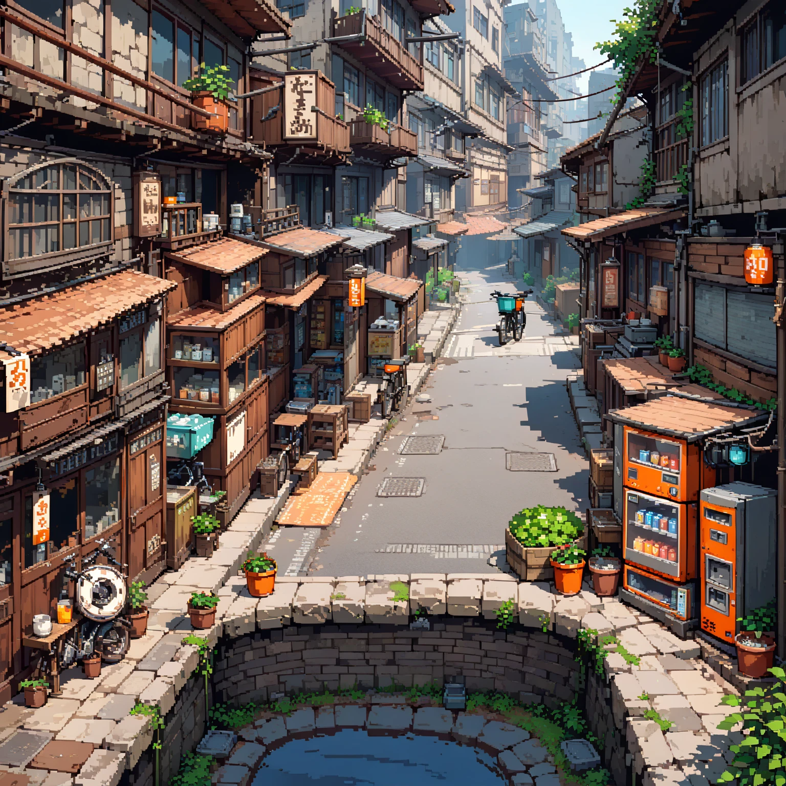 RPG pixel art style, retro video game aesthetic, 8-bit graphics - SeaArt AI
