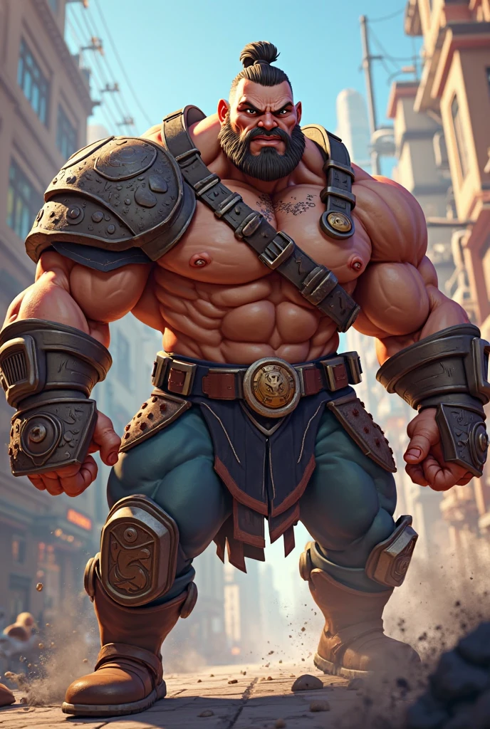 strong game character