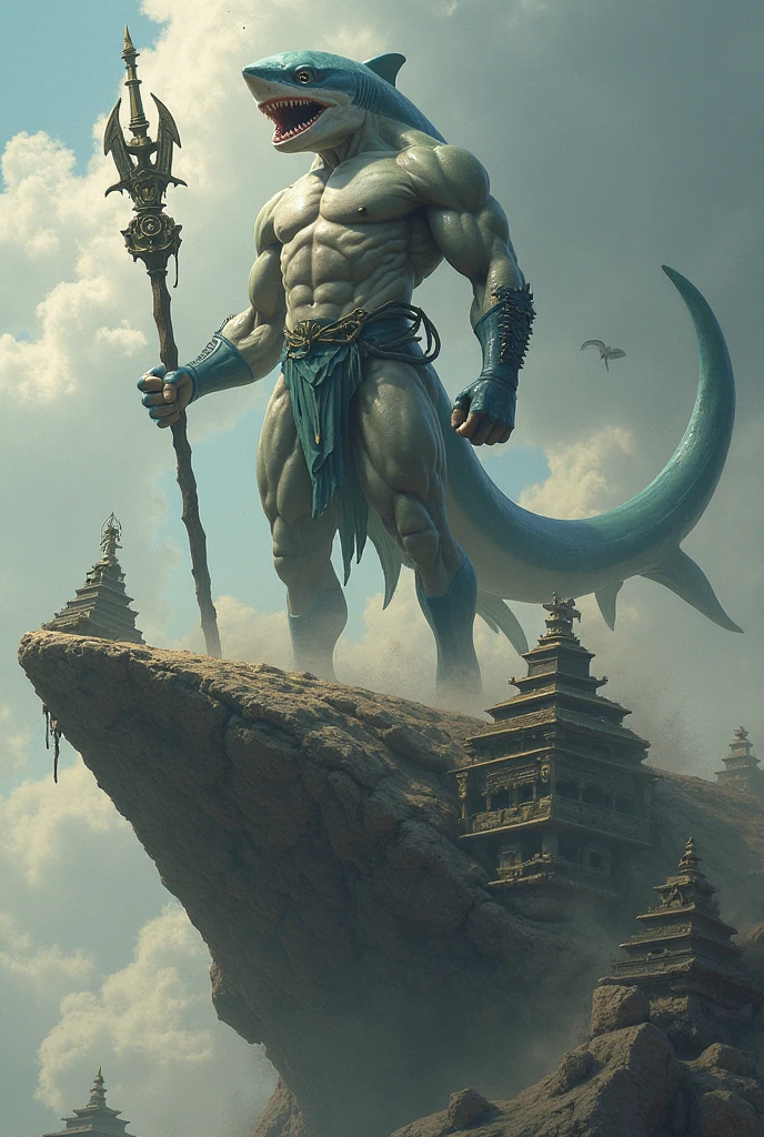 Turn your face to the surface、A young man with a stern expression reminiscent of a gray-haired Greek statue、Her hairstyle is gray hair and her neckline is extended.、