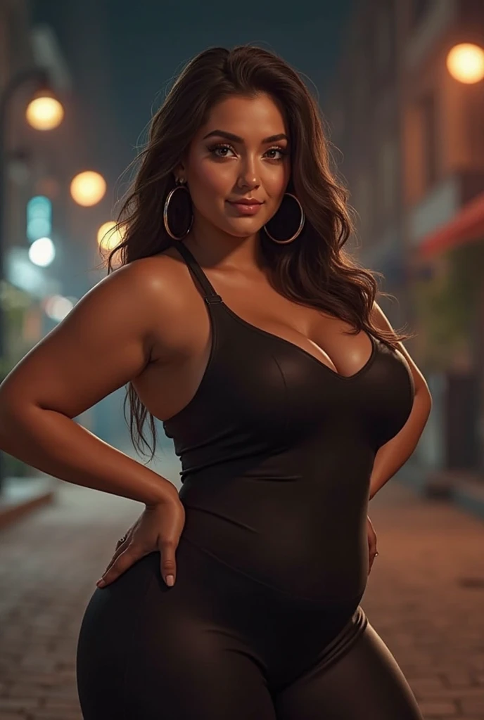 woman big boobs and big hips